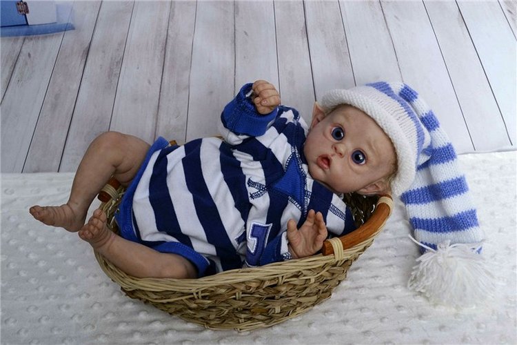 Белокурый гномик реборн — Куклы Реборн (Reborn): работы мастеров