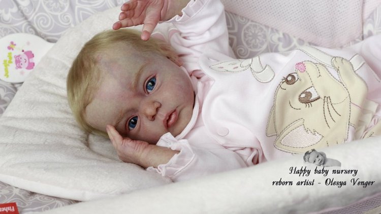 Моя милая златовласка Ева. Кукла реборн Олеси Венгер