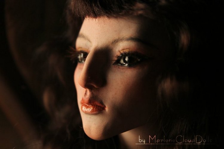 Новая девушка, авторская кукла Гая