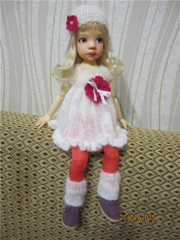 Белая розочка. Кукла Kaye Wiggs (фото 6)