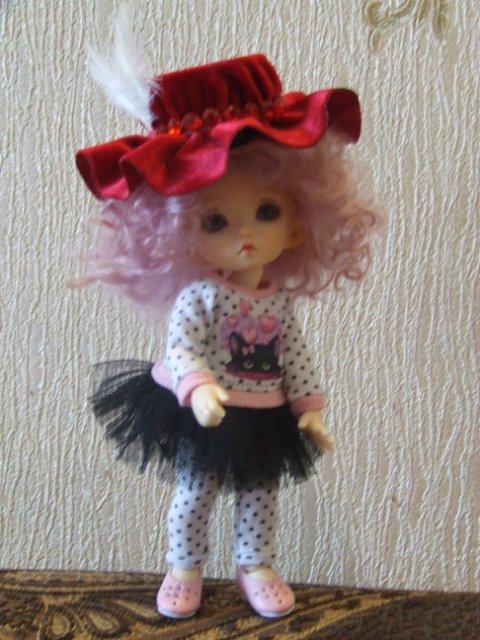 Шляпка для куклы за 15 минут. Мастер-класс | Бэйбики Шляпка для куклы за 15 минут. Мастер-класс (фото 9)