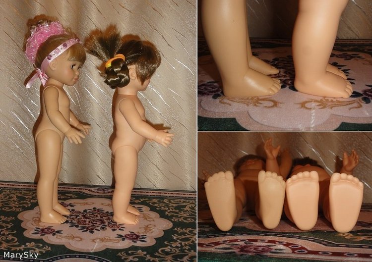 Наши Аннушки от фабрики "Весна". Сравнение с Gotz, Paola Reina, American Girl и фейсинками