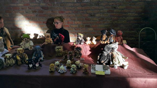 Международная ярмарка кукол и мишек Тедди в Брюгге. Poppen & Berenbeurs Brugge 2015. Фоторепортаж