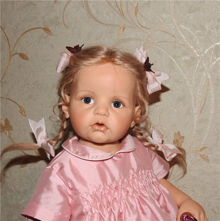 Трио в кардиганах. Куклы Hildegard Gunzel (фото 3)