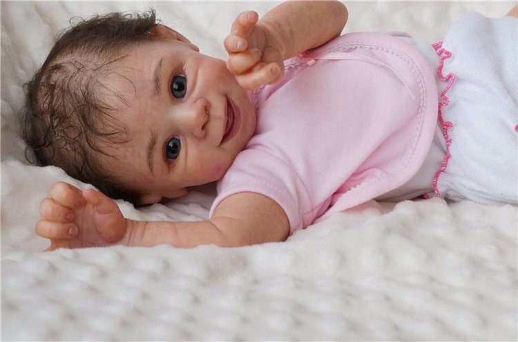 Еще одна улыбашка. Кукла реборн Наталии Коноваловой (фото 4)