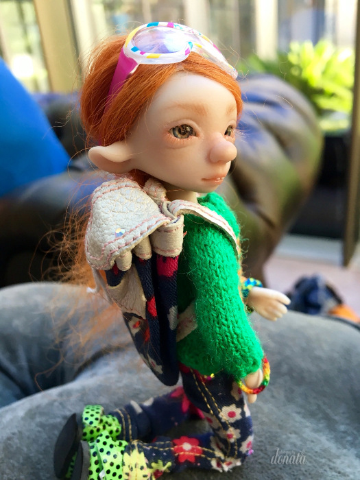 Как Фиби в отпуск съездила. Авторская бжд-мышка Лидии Снуль