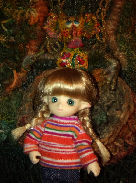 Юлька в Комнате Ужасов — Куклы Brownie (Брауни) Felix Doll: Tiny BJD (БЖД) (фото 4)