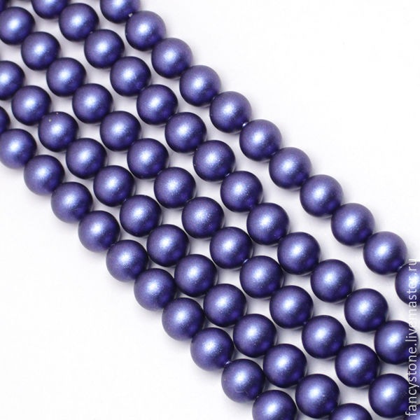 Надели шарики на нити. Красиво очень, посмотрите! Сваровски нашими глазами