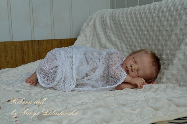Спящее облачко крошка реборн Denver Rose (фото 7)