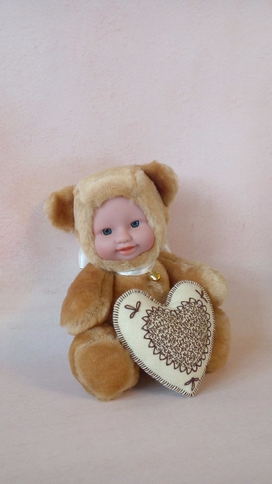 Парочка мишек-друзей — Авторские куклы Тедди (фото 10)