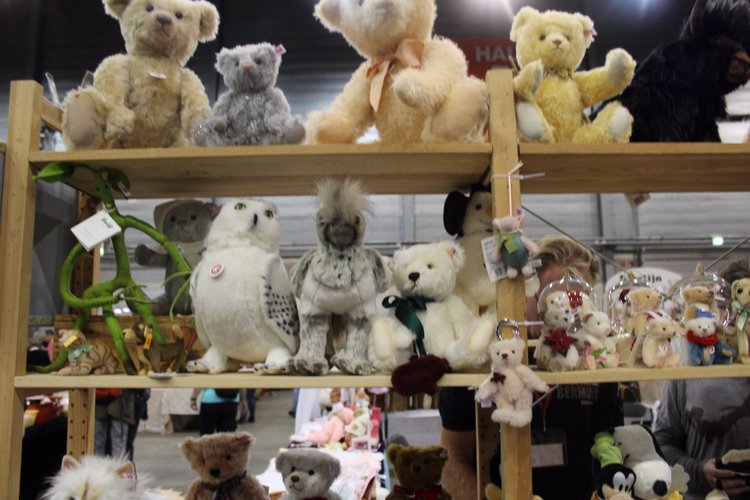 Выставка мишек, кукол и кукольной миниатюры в Голландии 2017 - часть пятая