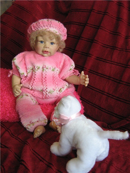 Маленькая красавица в розовом - кукла KITTY von Monika Levenig (фото 7)