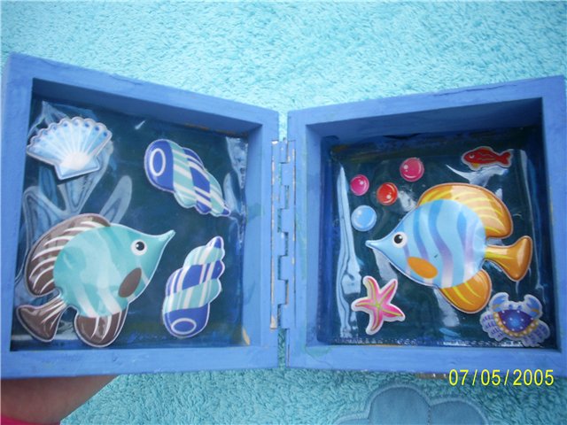 Шкатулка своими руками "Морское Дно" (фото 9)