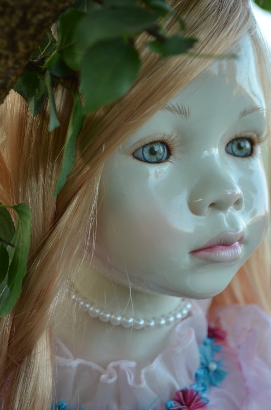 Лунные девочки или необычное творение Ширли (Shirley) - глазурованная кукла Мариэль (Mariele)