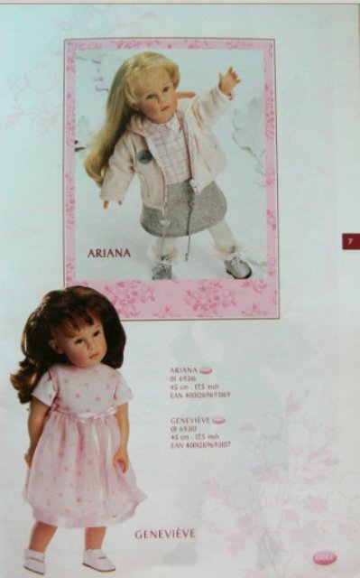 Мой каталог кукол Gotz 2001-2003 гг с набивной зоной шортиков, подборка фотографий