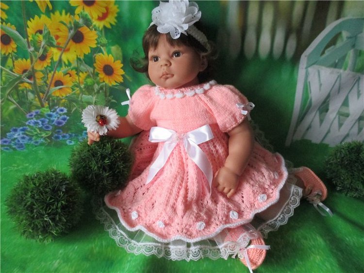 "Первая земляничка"- моя новая работа ( для малышек Lee Middleton ,реборн и всеx подобныx малышек-очаровашек)