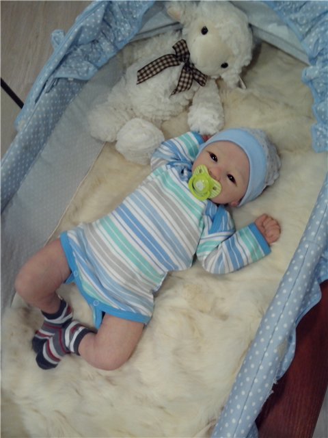 Кукла реборн Янчик, Ян молд Jamie от Tina Kewy