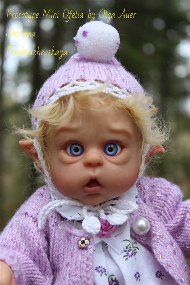 Мой прототип мини Офелии от Ольги Ауэр. Куклы реборн Светланы Преображенской