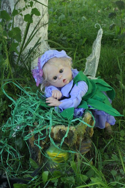 Офелька-стрекоза, куклёныш реборн Элины Кудрявцевой