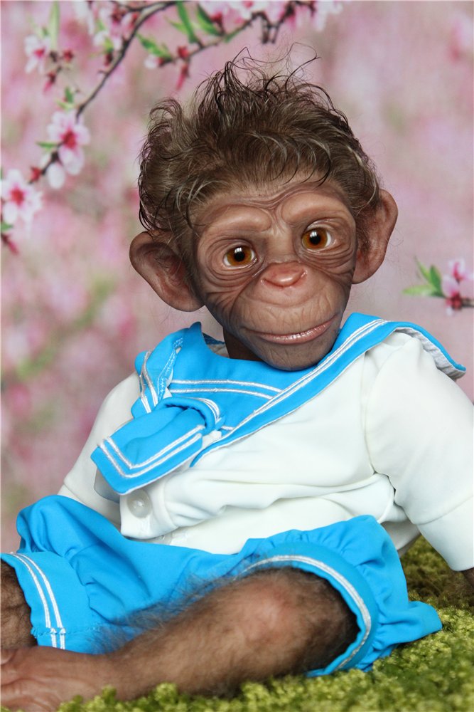 Мартышка номер два. Кукла реборн Светланы Преображенской (фото 4)