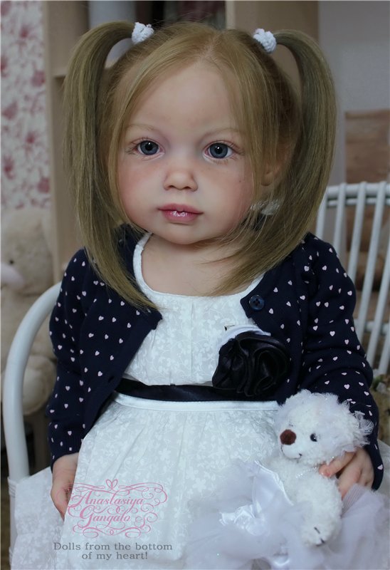 Ласковая Лиза. Кукла реборн Анастасии Гангало (фото 9)