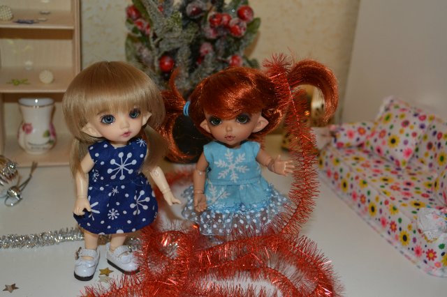 Как малышки пукифи к новому году готовиться помогали (фото 9)