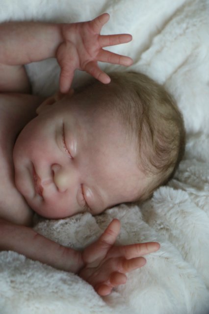 Спящая малышка Рози 2. Куколка реборн Виктории Вишни