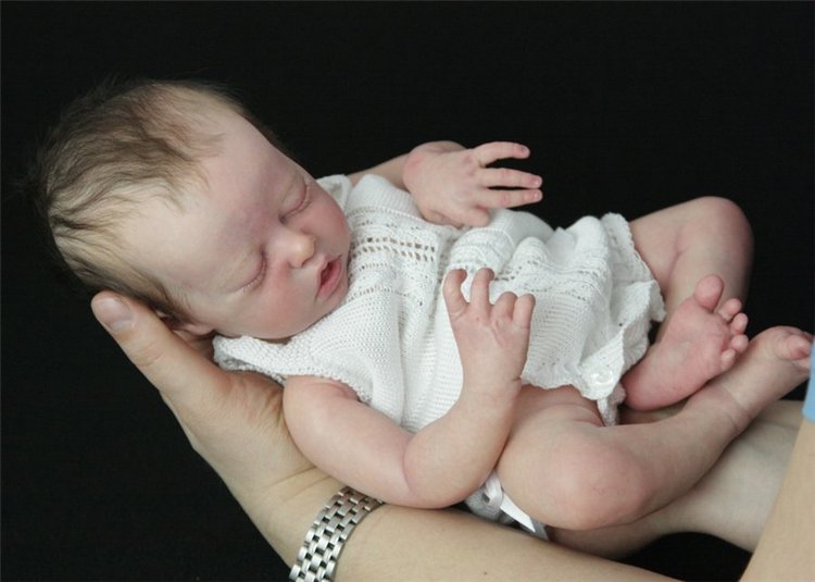 Удивительно реалистичная кукла реборн Елены Киприяновой. Молд Emma by Natalie Scholl