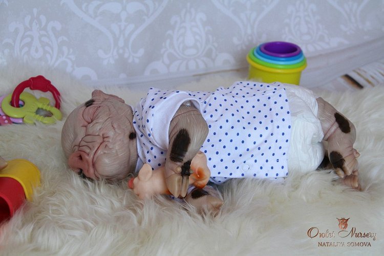 Свинка Пеппа и её младший братик Джордж. Поросята реборн Наталии Сомовой