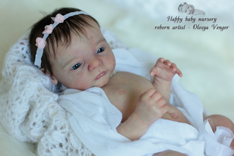 Моя Кирочка. Ненаглядная моя крошечка. Кукла реборн Олеси Венгер