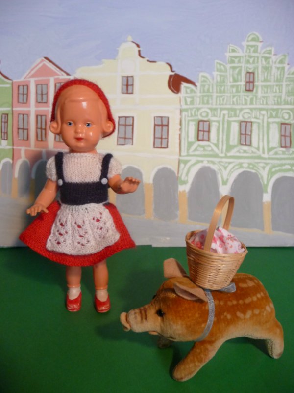 Сказка о Красной Шапочке — Винтажные куклы ГДР (Немки): Бигги