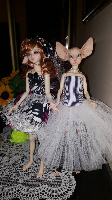 В черно-белых тонах — Авторские куклы BJD (БЖД) у нас дома: фото (фото 4)