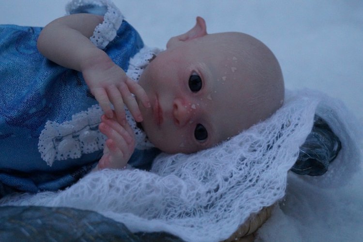 Зимний эльф Снежан — Куклы Реборн (Reborn): работы мастеров (фото 5)