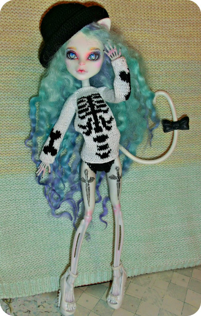 Моя призрачная кошка-скелет (фото 5)