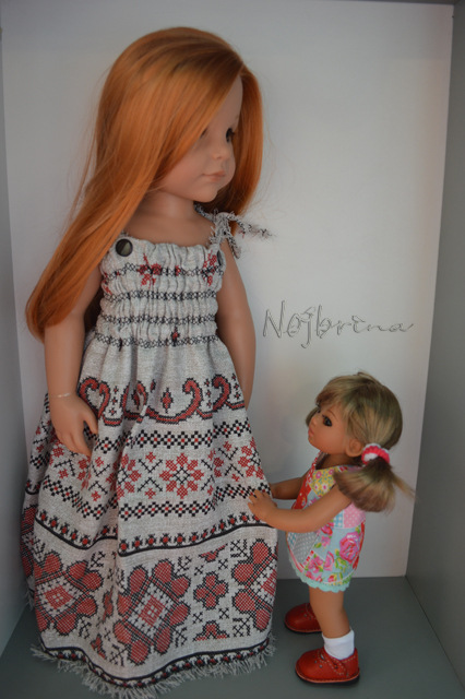 Линда из Berliner Rasselbande. Кукла от Габриелы Мюллер