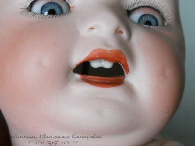 Сделаем язычок ляльке — Реставрация антикварных кукол: ремонт фарфора (фото 2)