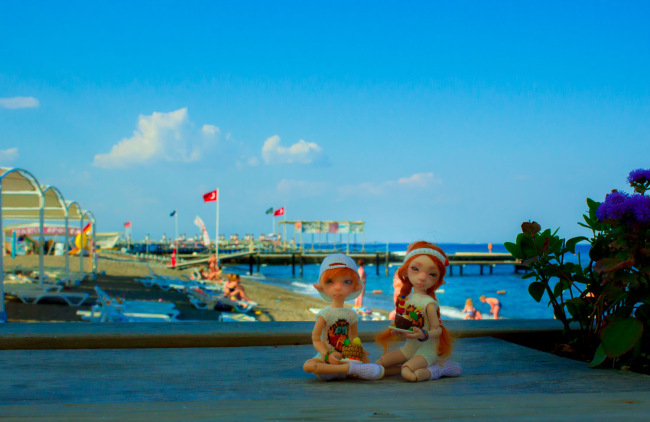 Мышулики в отпуске. Авторские куклы Лидии Снуль. BJTales