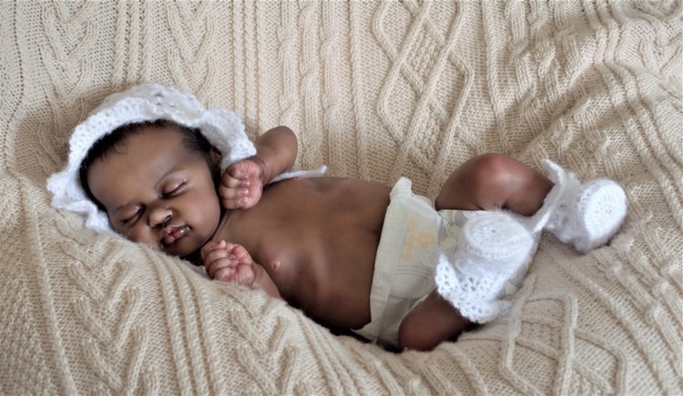 Сладкая девочка реборн Ками от скульптора Laura lee (фото 6)