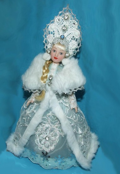 Мои сказочные образы и костюмы фарфоровых куколок (ООАК) к Новому 2018 году
