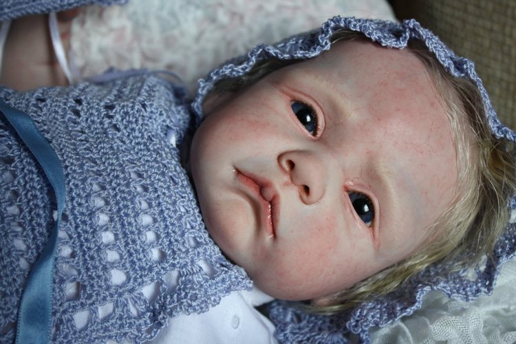 Куклы Реборн. Малышка в голубом