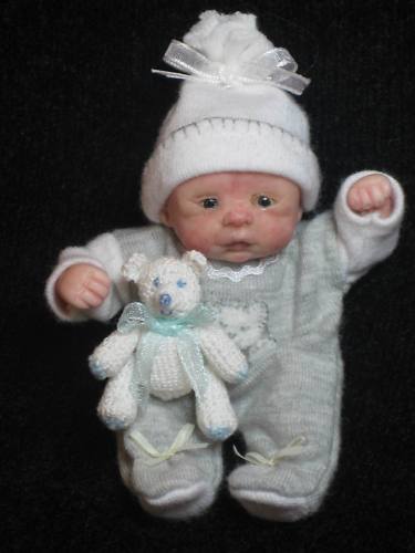 Детки - куклы OOAK — Авторские миниатюрные куклы: лепка (фото 4)