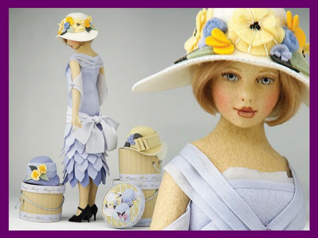 Валянные куклы из шерсти Мэгги Яконо, Maggie Iacono dolls (фото 9)