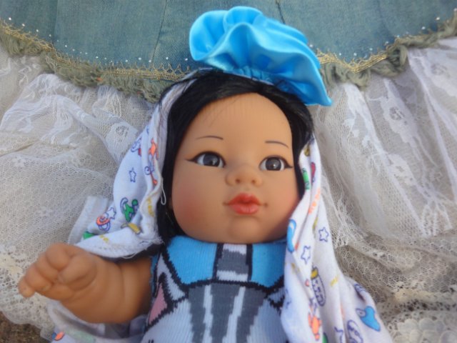 Танюшка на пляже. Кукла из Испании фирмы Rauber (фото 10)