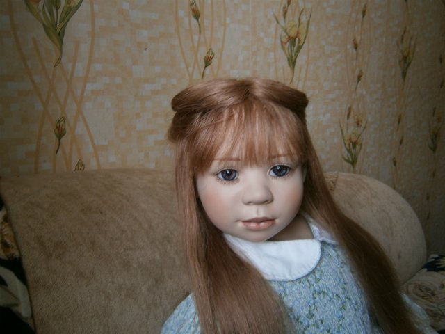 Люсинда, фарфоровая куколка Кристин Оранж