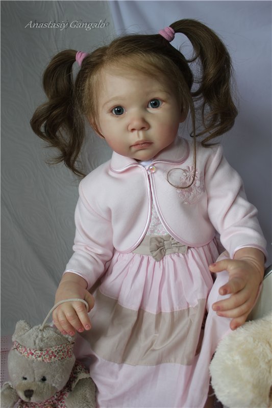 Иришка - сладкая Ириска! И шоколада ни надо... Кукла реборн Анастасии Гангало