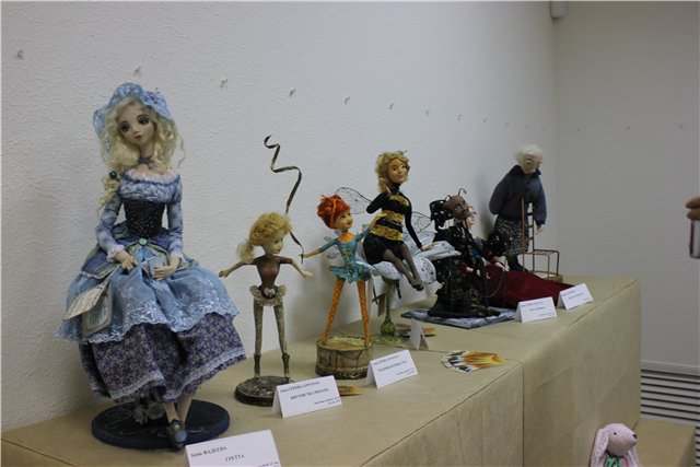 "Кукольный вернисаж". V выставка авторских кукол и медведей Тедди в Нижнем Новгороде 2014