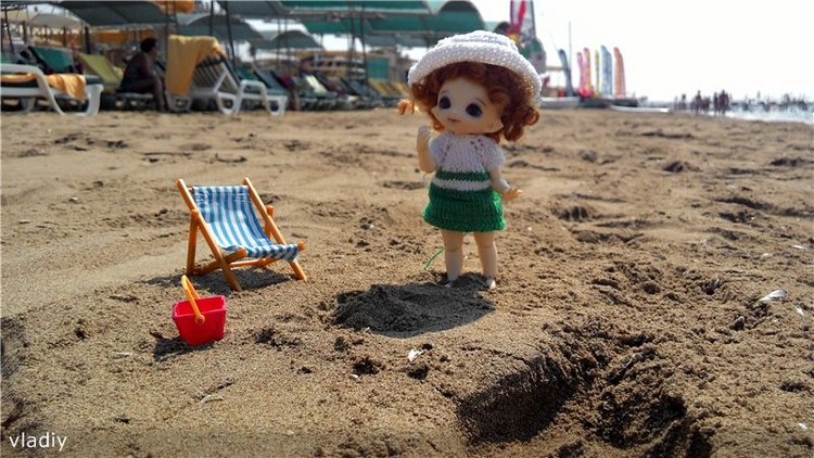 Один день Стеши на море — Куклы Fairyland (ФэйриЛэнд): BJD (БЖД) (фото 5)