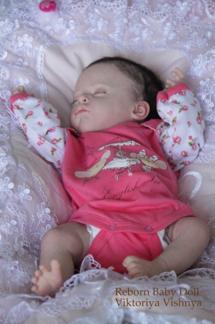 Моя лапушка Коко... Куколка реборн Виктории Вишни