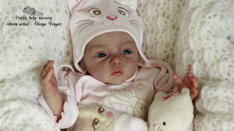 Моя милая златовласка Ева. Кукла реборн Олеси Венгер (фото 9)