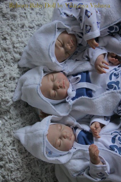 Тройняшки Джошики... Куколки реборн Виктории Вишни